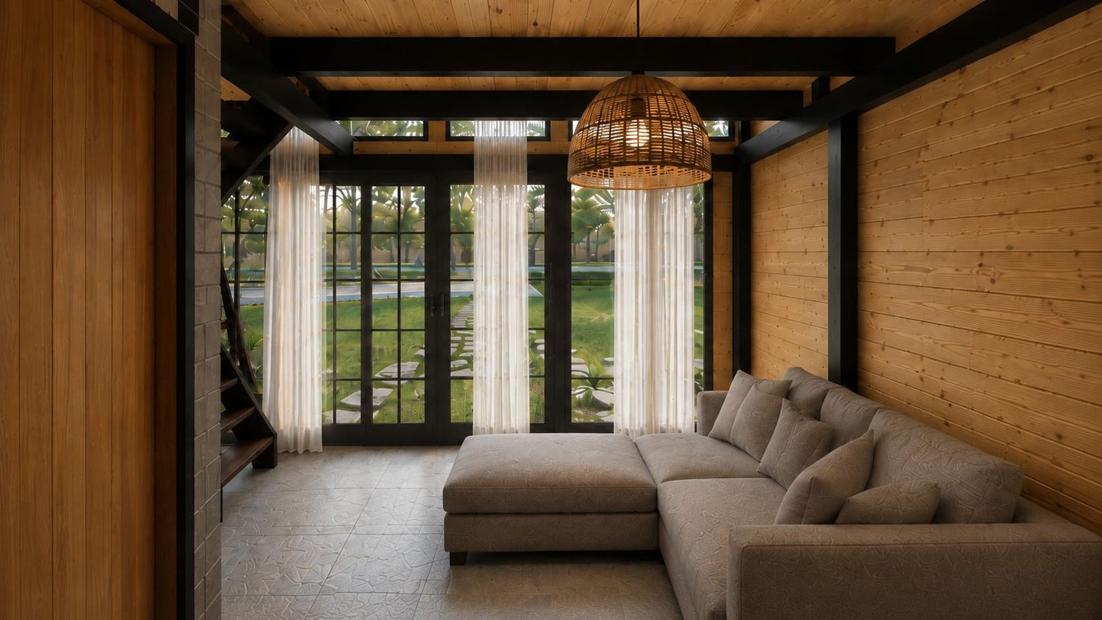 chalé pré fabricado aconchego 37 m² 4