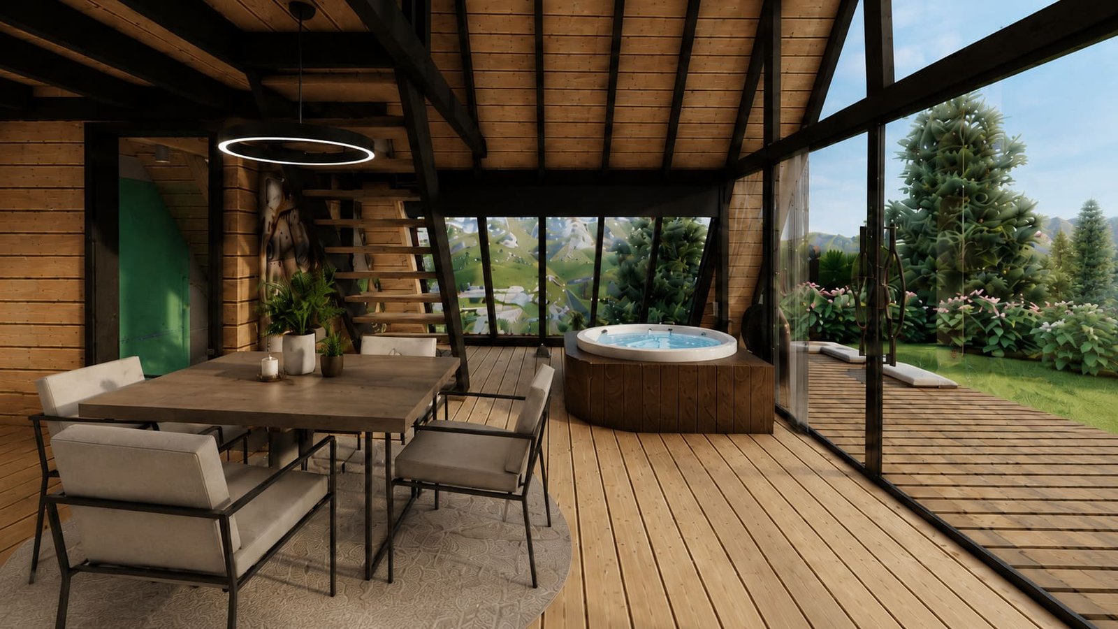 chalé pré fabricado camanducaia 72 m² 3