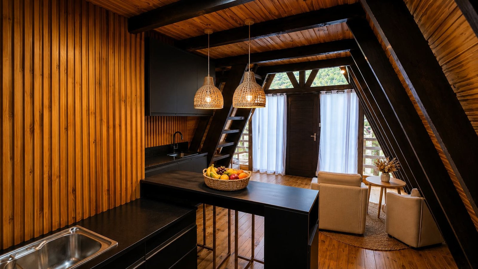 chalé pré fabricado monte verde 52 m² 2